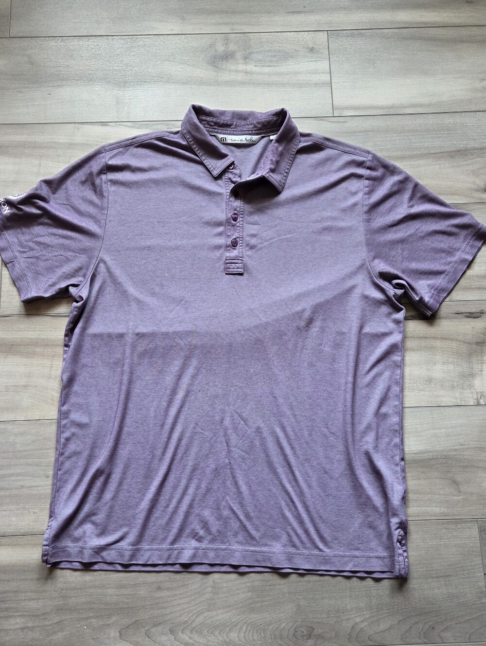 Travis Mathew Men's Lavender Purple Polo